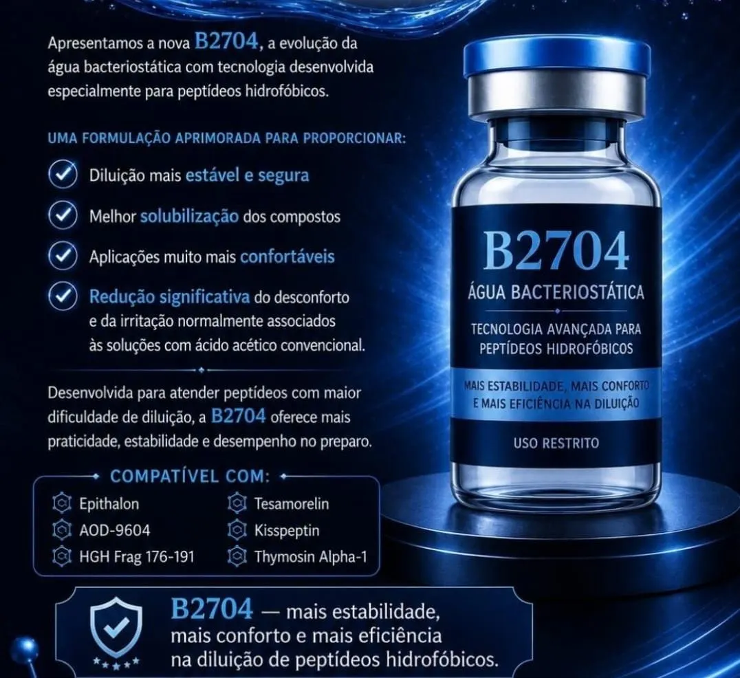 Água Bactriostática  B2704 10ml