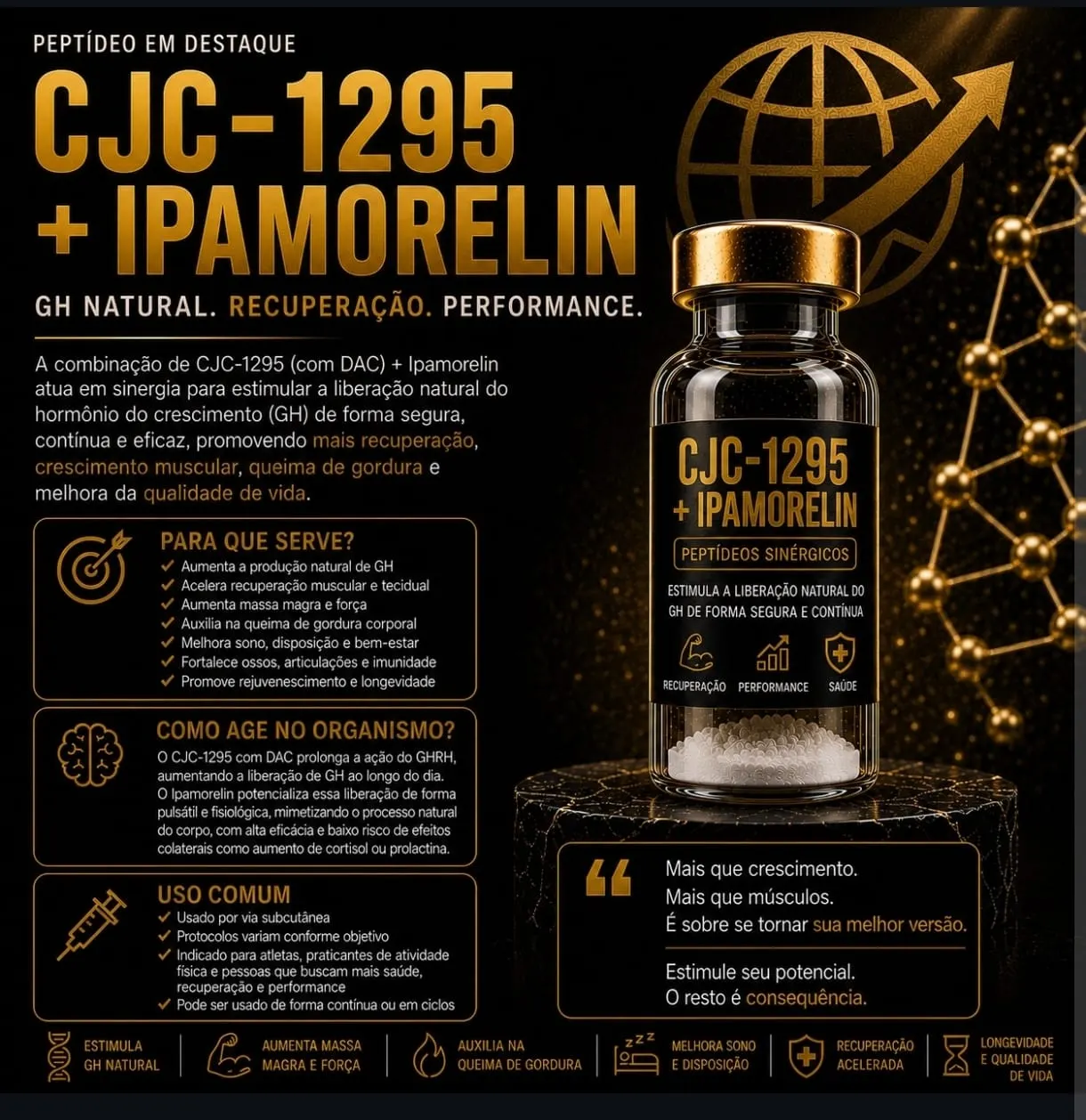 CJC + IPA  ( pó + diluente)
