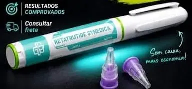 Retatrutida Synedica 40 mg (Verde, sem caixa)